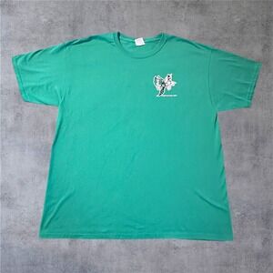 Green Howe Racing Enterprises Hornet Graphic Jerzees T-Shirt Mens XL